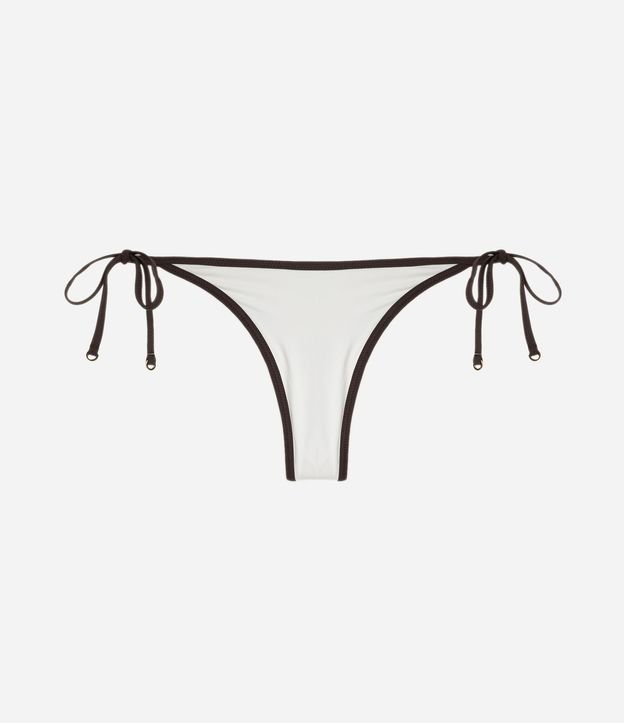 Bikini Bombacha Lazo en Microfibra con Bies Contrastante 5