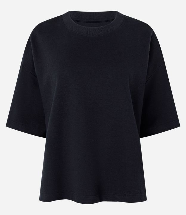 Remera Over Malla con Manga Corta 5