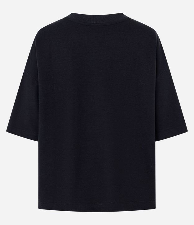 Remera Over Malla con Manga Corta 6