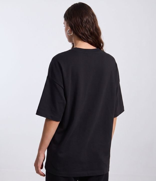 Remera Over Malla con Manga Corta 4