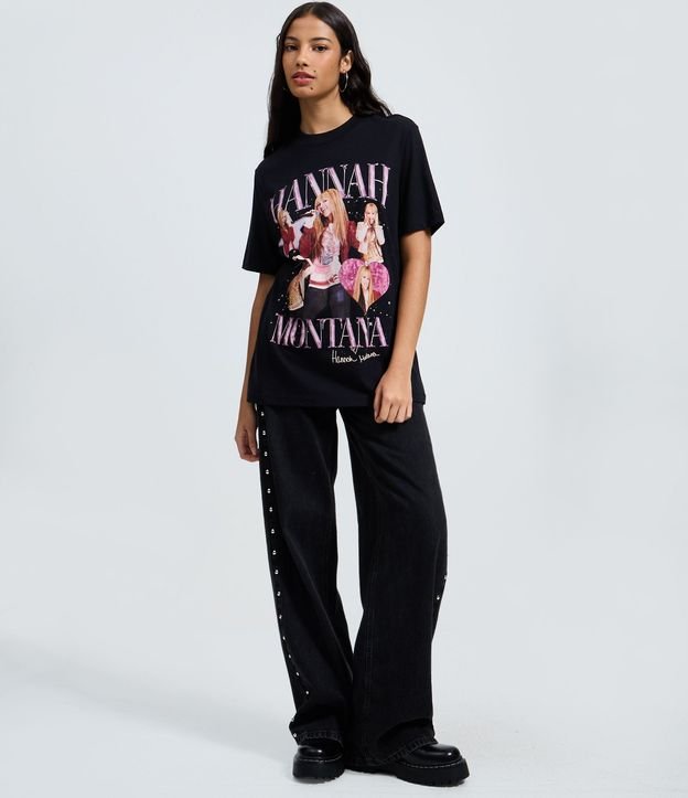 Remera en Algodón con Estampado Hannah Montana 2