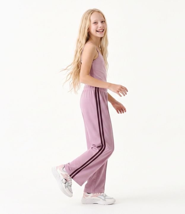 Pantalón Infantil Modal Raya Lateral - Talle 5 a 16 años 2