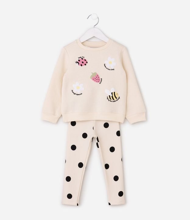 Conjunto Comfort Infantil Buzo y Pantalón con Estampa de Íconos – Talle 1 a 6 años 2