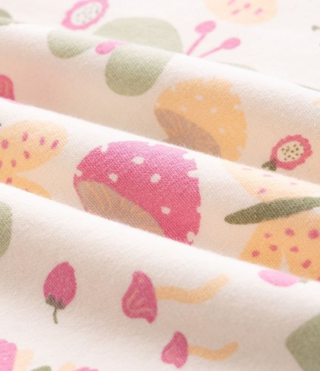 Buzo Bebé con Estampado Fullprint Mariposas y Hongos – Talle 0 a 18 Meses 4