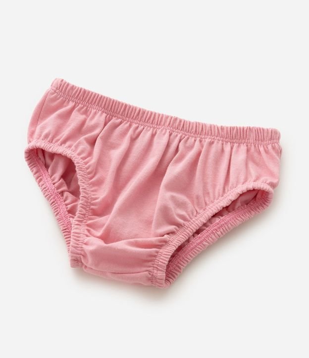 Vestido Infantil con Estampado de Frutillas y Bombacha - Talle 0 A 18 Meses 5