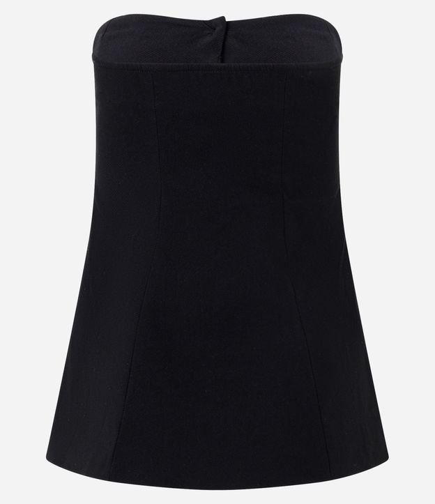 Blusa sin Breteles en Bengalina con Botones 8