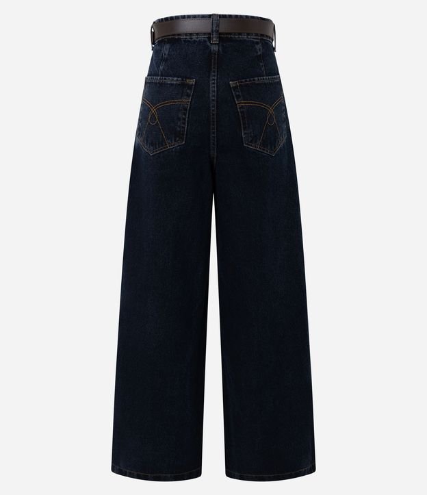 Pantalón Pantalona en Jeans con Cintura Alta 5