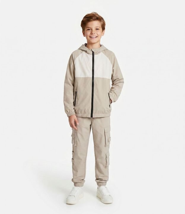 Campera Infantil con Capucha y Cremallera - Talle 5 a 14 años