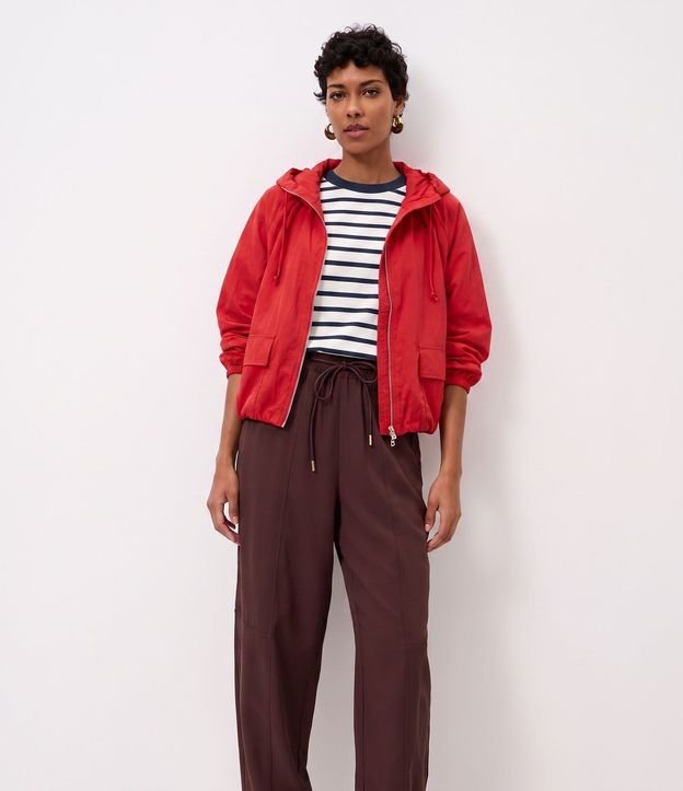 Pantalón Carrot con Cintura Elástica y Cinturón para Lazo 3
