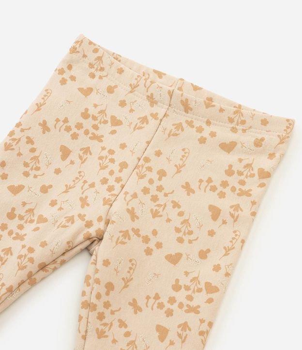 Conjunto Bebé con Estampa Floral con Hongos – Talle 0 a 18 Meses 4