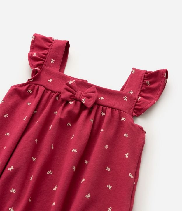 Mono Bebé en Cotton con Estampa de Moñitas - Talle 0 a 18 Meses 6
