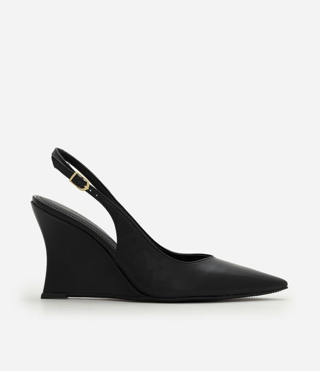 Zapato Slingback en PU con Salto Anabela 1