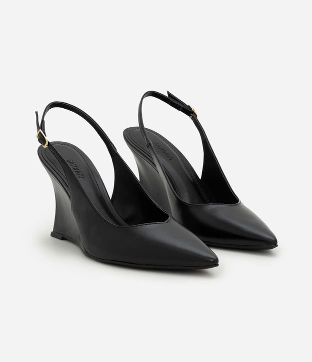 Zapato Slingback en PU con Salto Anabela 3
