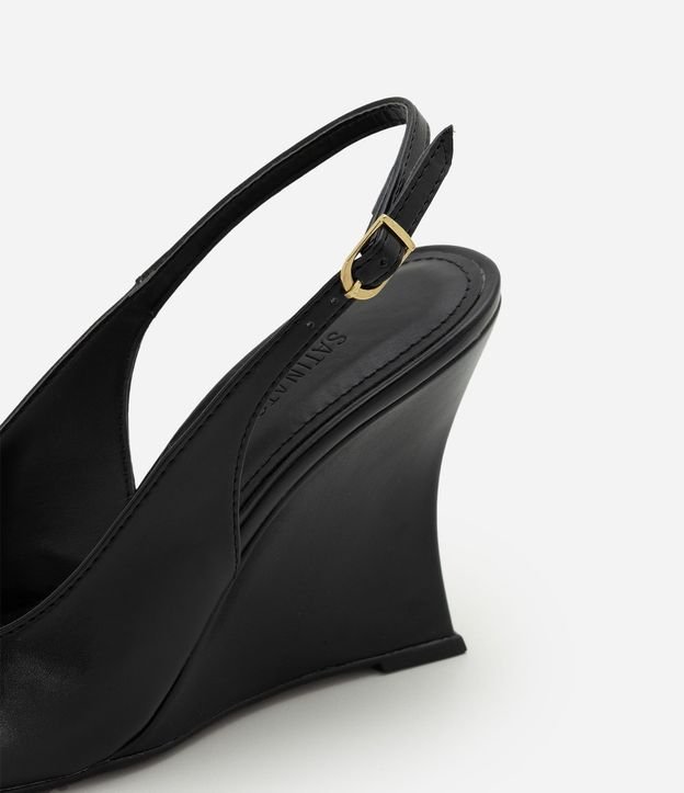 Zapato Slingback en PU con Salto Anabela 4