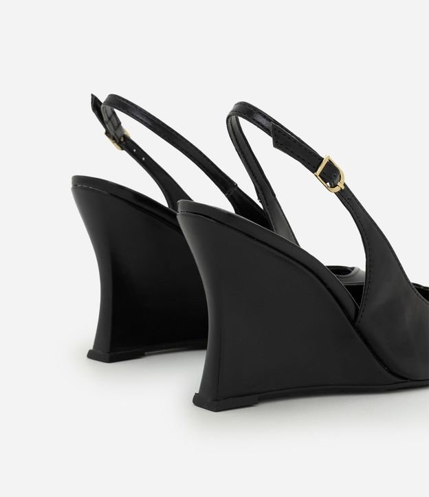 Zapato Slingback en PU con Salto Anabela 5