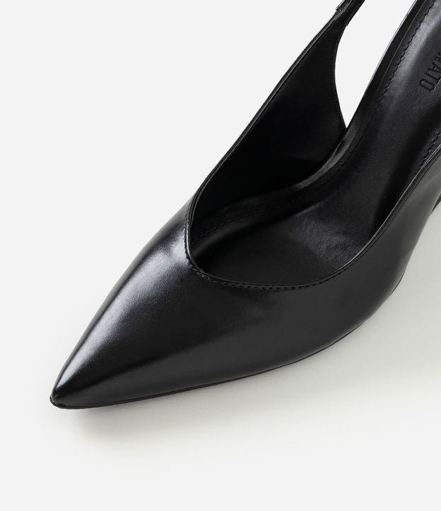 Zapato Slingback en PU con Salto Anabela 6