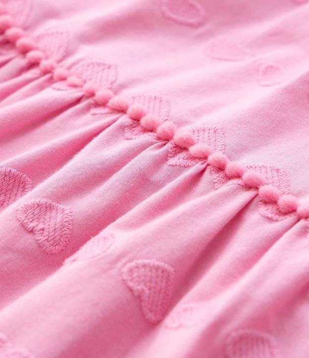 Vestido Evasê con Jacquard Corazones - Talle 1 a 6 años 4