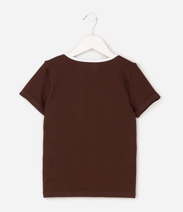 Remera Regular Infantil en Poliamida sin Costura con Lacito - Talle 5 a 16 años 3