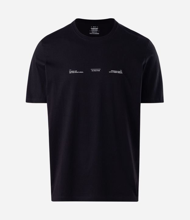 Remera Comfort Algodón Lettering Delantero 4