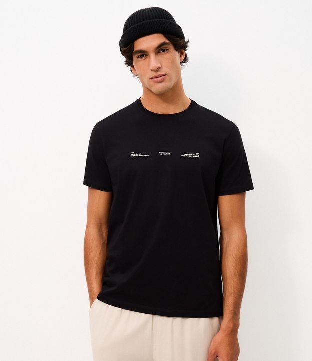 Remera Comfort Algodón Lettering Delantero 3