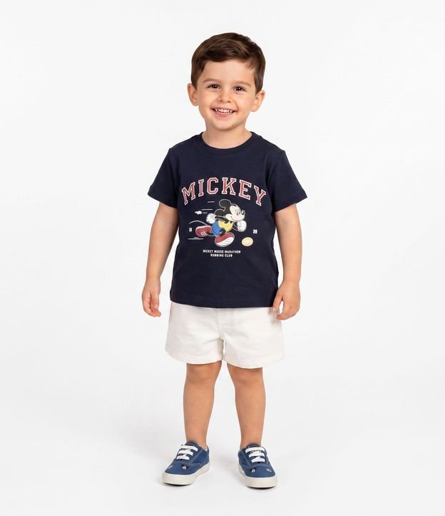 Remera Infantil en Algodón Mickey 1928 Running Club - Talle 2 a 6 años