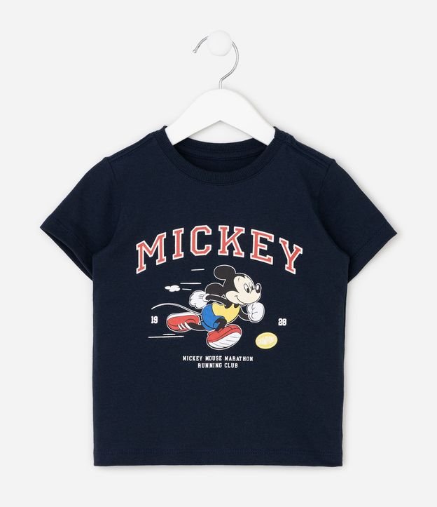 Remera Infantil en Algodón Mickey 1928 Running Club - Talle 2 a 6 años 2