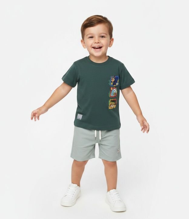 Remera Relaxed en Algodón con Estampa Paw Patrol Infantil - Tam  2 a 6 años 1