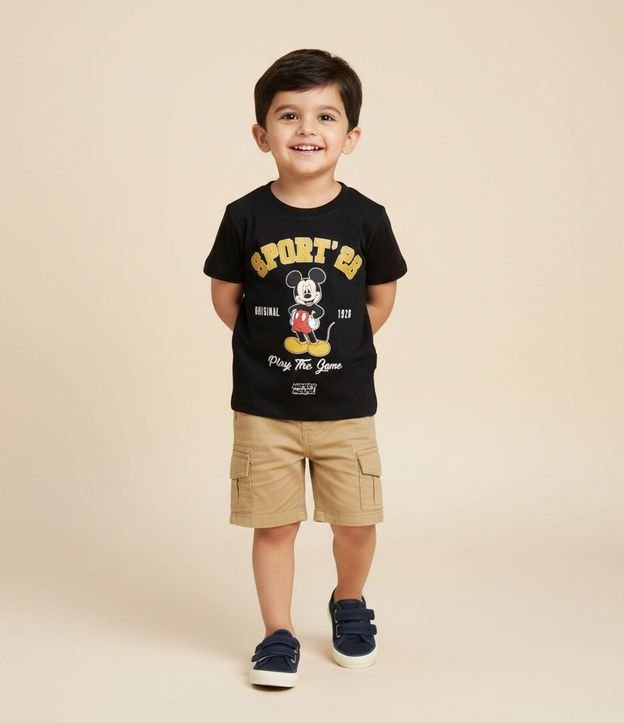 Remera Infantil en Algodón con Estampado Mickey Sport 28 – Talle 2 a 6 años 1