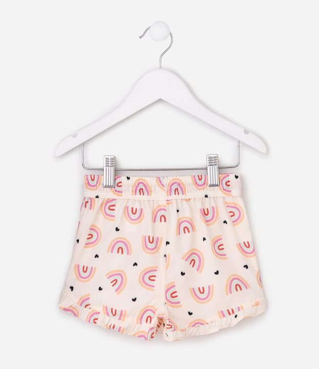 Short Infantil con Estampa de Arcoiris Full Print - Talle 1 a 6 años 3