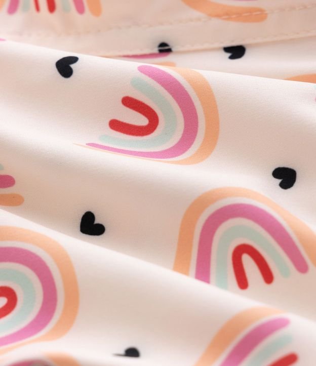 Short Infantil con Estampa de Arcoiris Full Print - Talle 1 a 6 años 4