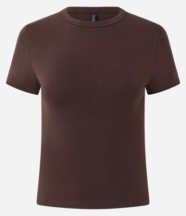 Blusa Básica en Algodón Peruano con Mangas Cortas 5