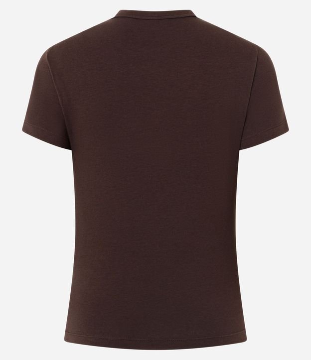 Blusa Básica en Algodón Peruano con Mangas Cortas 6