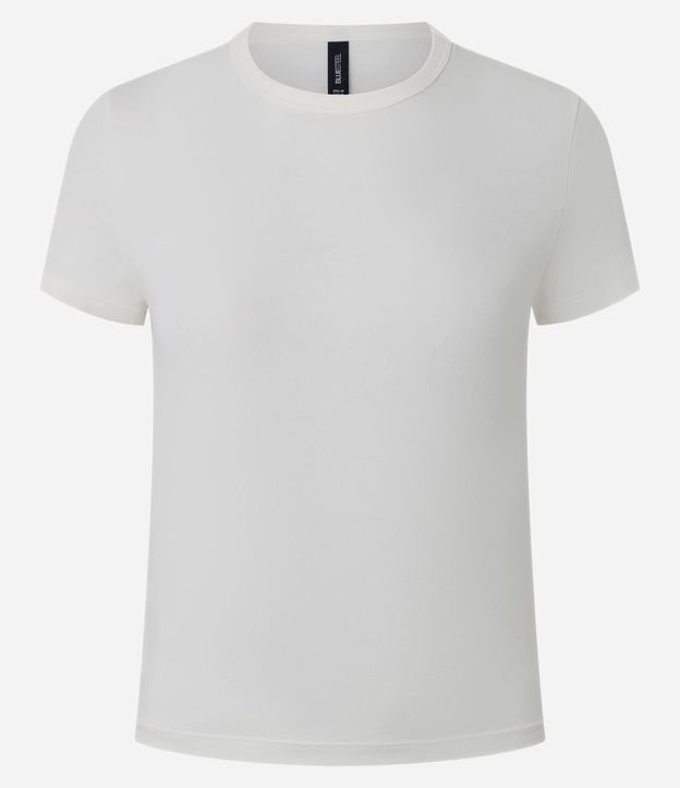 Blusa Básica en Algodón Peruano con Mangas Cortas 3