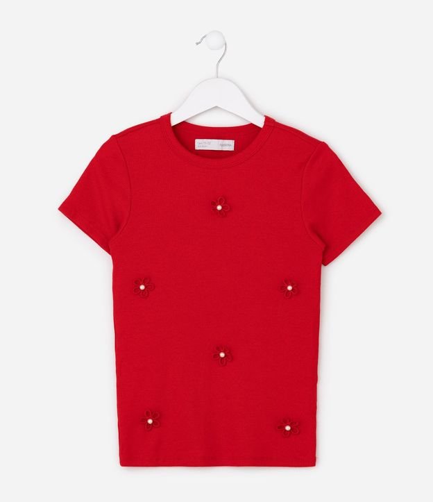 Remera Infantil en Algodón Bordados Aplicados De Mariposa - 5 a 14 años 2