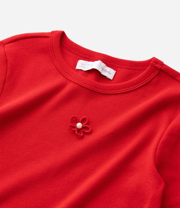 Remera Infantil en Algodón Bordados Aplicados De Mariposa - 5 a 14 años 5