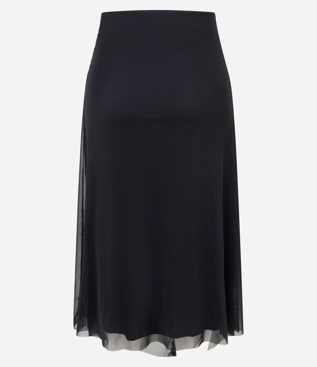 Pollera Midi en Tule con Encaje 6