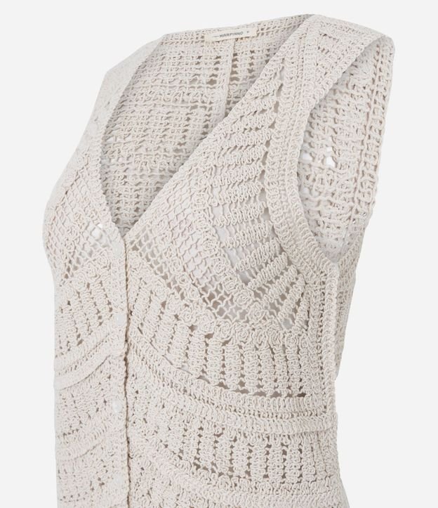 Blusa en Ganchillo con Bajo Redondeado 6