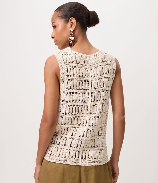 Blusa en Ganchillo con Bajo Redondeado 4