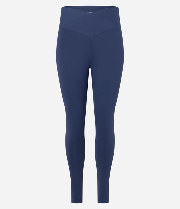 Pantalón Legging Deportiva en Microfibra con Cintura Traspasada 5