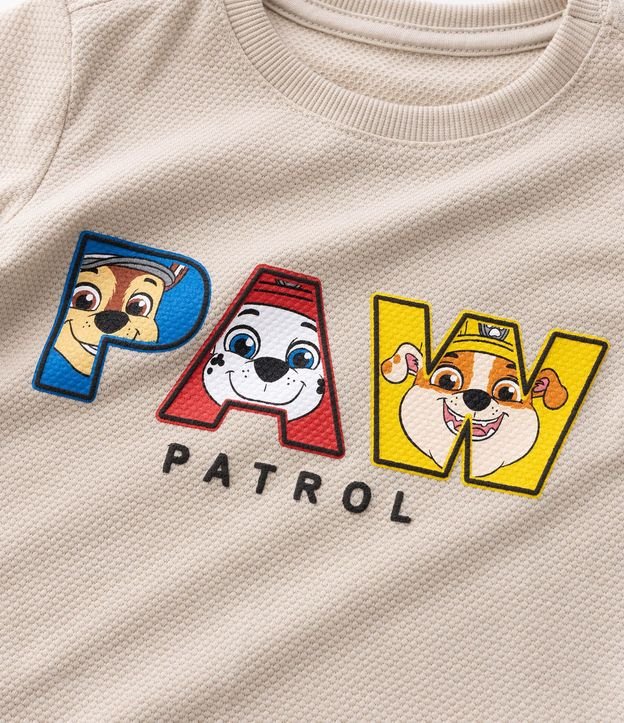 Remera Texturizada con Logo Paw Patrol Infantil - Talle 2 a 6 años 5