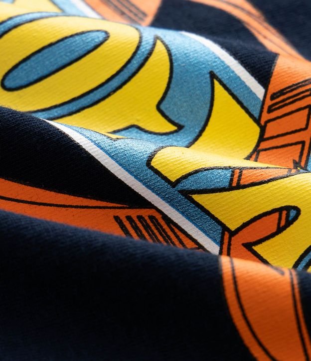 Remera Hot Wheels Metalizada Infantil Algodón - Talle 4 a 10 años 4