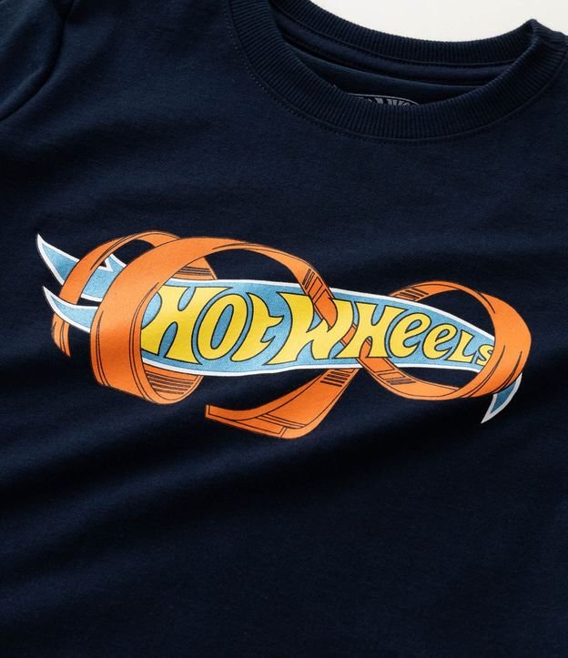 Remera Hot Wheels Metalizada Infantil Algodón - Talle 4 a 10 años 5