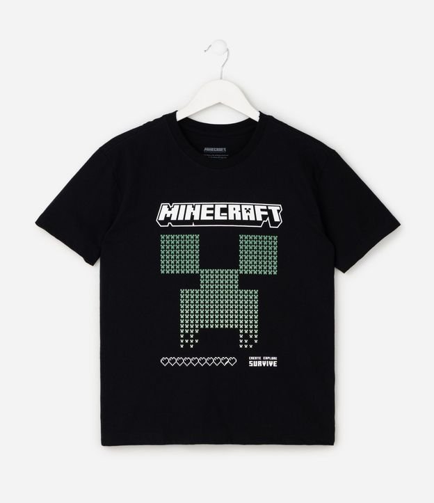 Remera Infantil con Estampa Minecraft Creeper – Talle 5 a 14 años 2