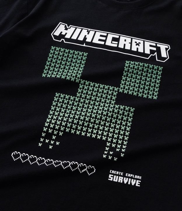 Remera Infantil con Estampa Minecraft Creeper – Talle 5 a 14 años 5