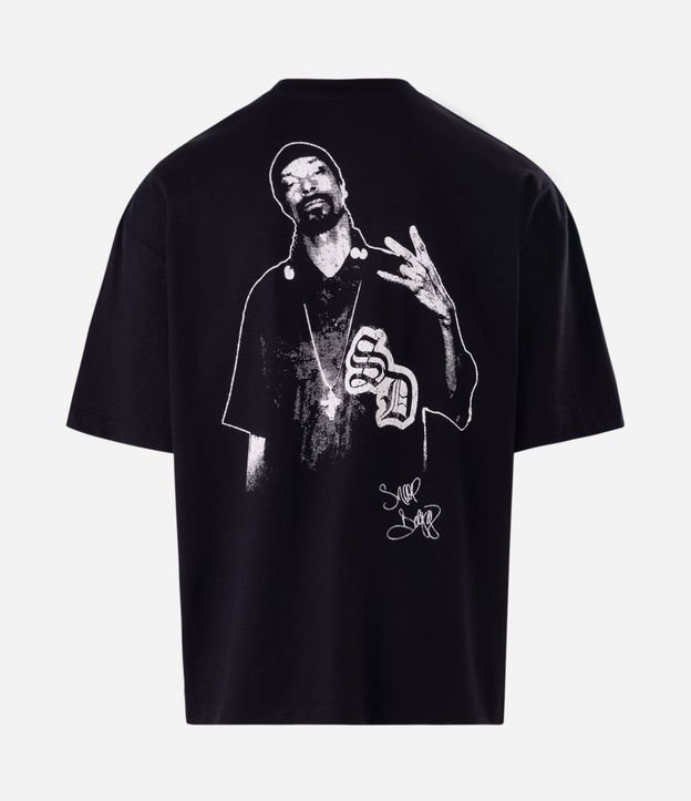 Remera Oversized en Algodón con Estampado Snoop Dogg 6