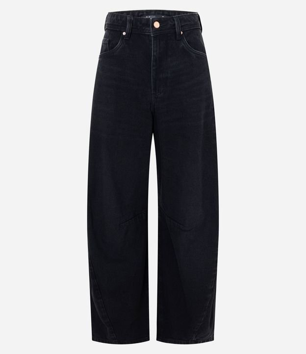 Pantalón Barrel en Jeans Marmorizado 5