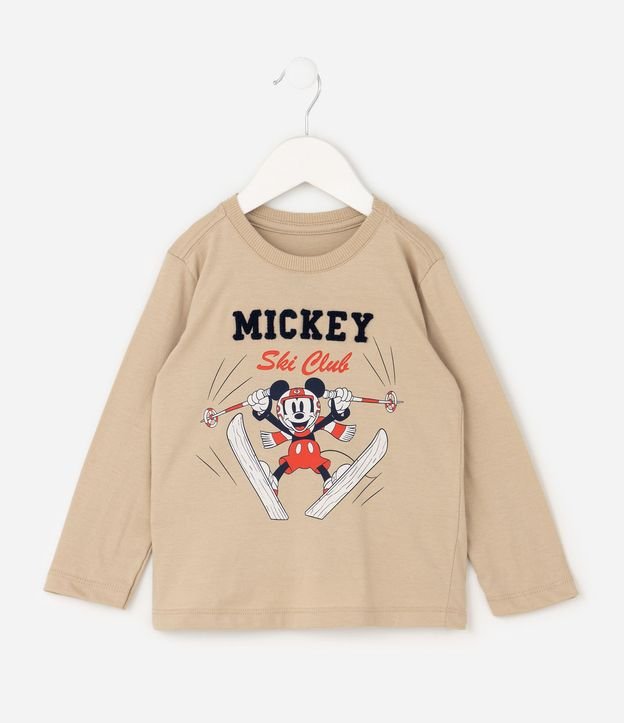 Remera Infantil con Estampa de Mickey Mouse Ski Club – Talle 2 a 6 años 2