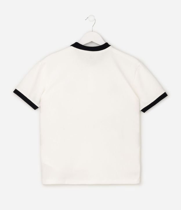 Remera Polo Infantil con Estampado PlayStation y Recortes – Talle 5 a 14 años 3