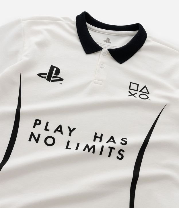 Remera Polo Infantil con Estampado PlayStation y Recortes – Talle 5 a 14 años 5