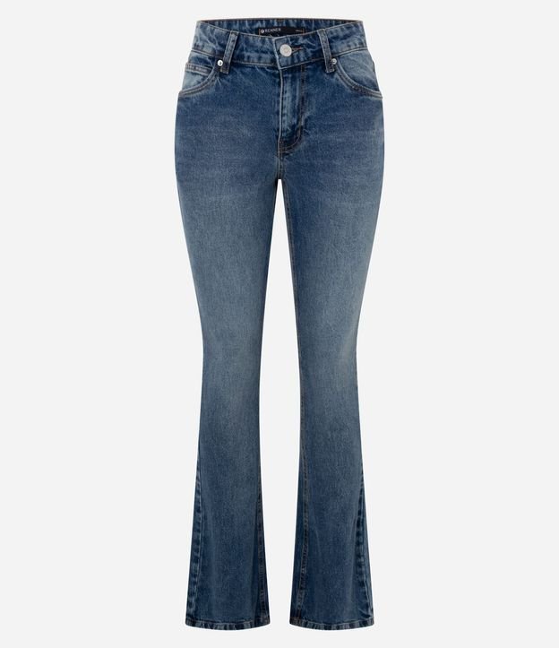 Pantalón Bootcut en Jeans con Cintura Baja 5